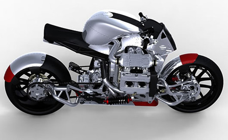 Мотоцикл с двигателем от WRX