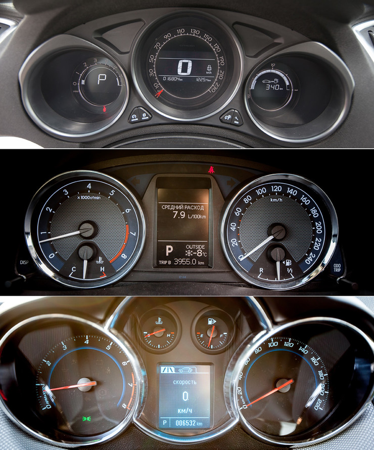 Поп-звёзды. Сравнительный тест седанов Chevrolet Cruze, Toyota Corolla и Citroen C4 - Фото 11